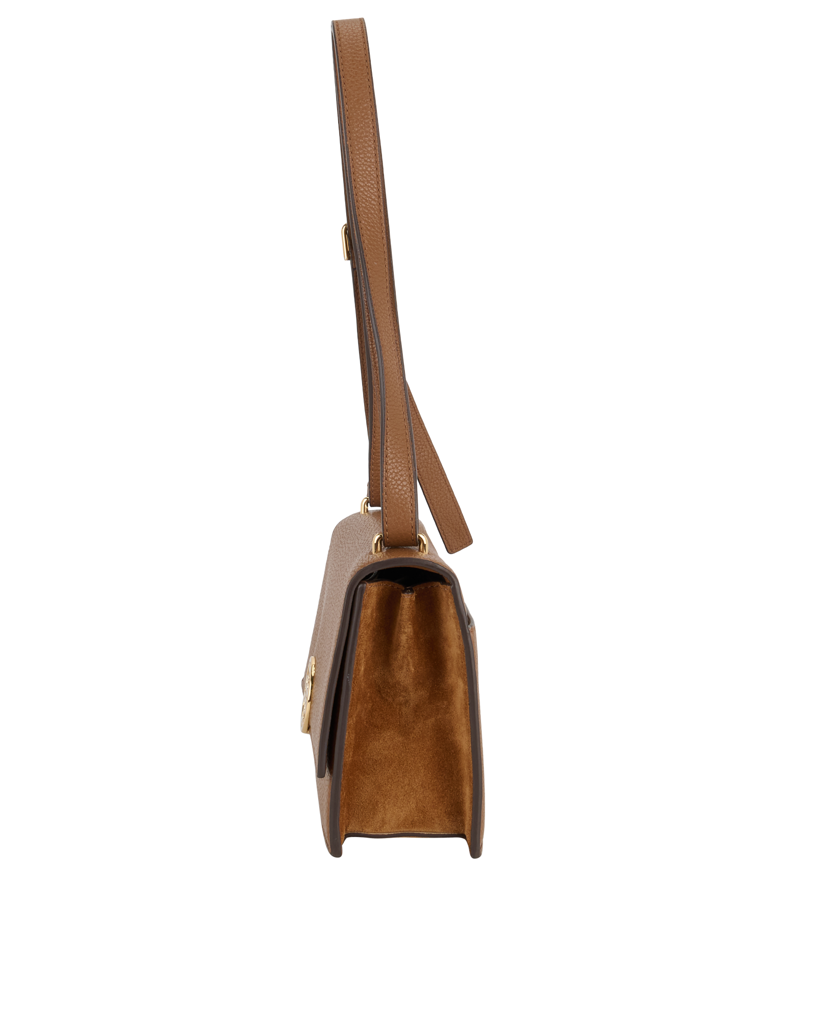 Miller Shoulder Bag, &pound;120, Handbags, Tan, Leather/Suede, Bottom view